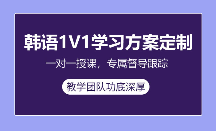 沪江韩语1V1学习课程 沪江韩语一对一在线培训