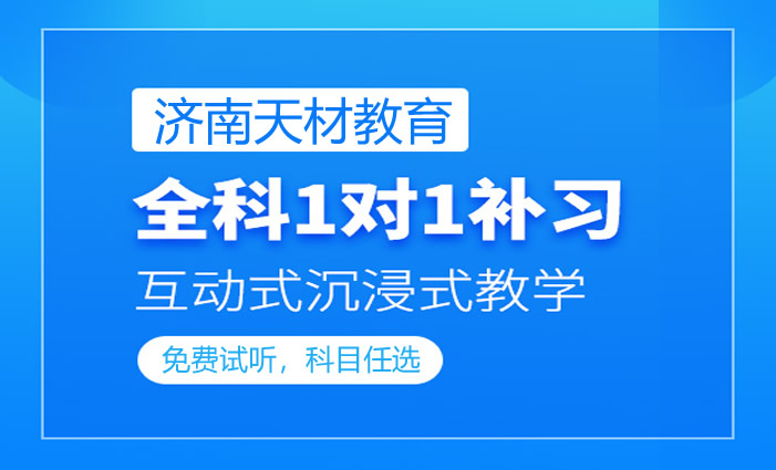 济南一对一全科补习班 济南1对1文化课辅导班
