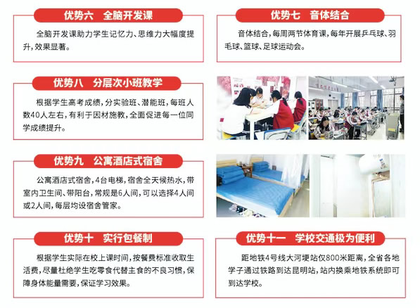 昆明钟英高补26届高考复读7月19日开学，入学须知