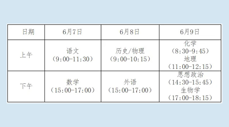 2024新高考改革的省份有哪些 各省份高考时间安排汇总一览表