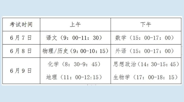 2024新高考改革的省份有哪些 各省份高考时间安排汇总一览表