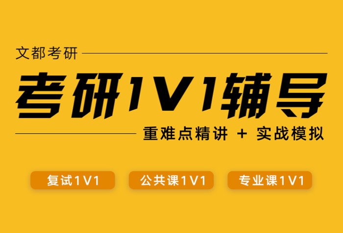 文都考研个性化一对一辅导收费标准(公共课+专业课)一览表