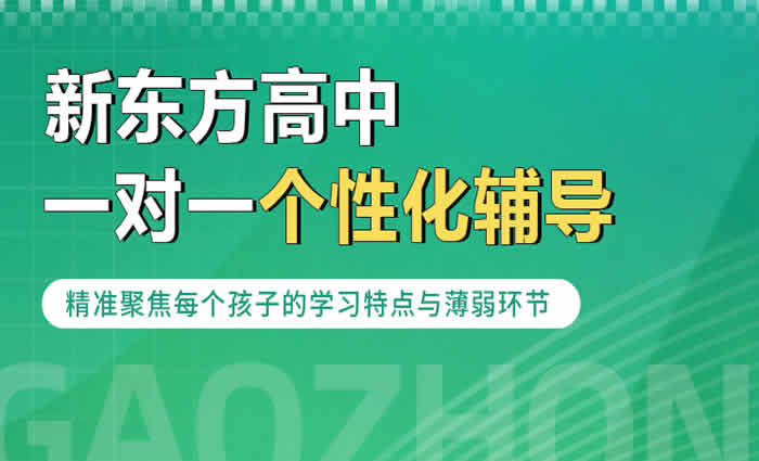 南昌新东方高中一对一全日制辅导班 线下9科全科辅导