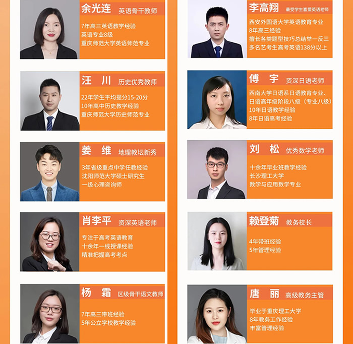 重庆高考复读培训班2024届招生安排一览