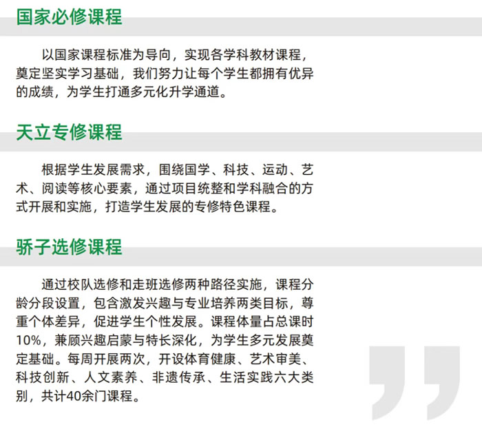 遵义天立学校小学2026春季班招生