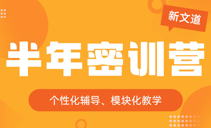 南京新文道考研半年集训营 南京考研半年辅导班